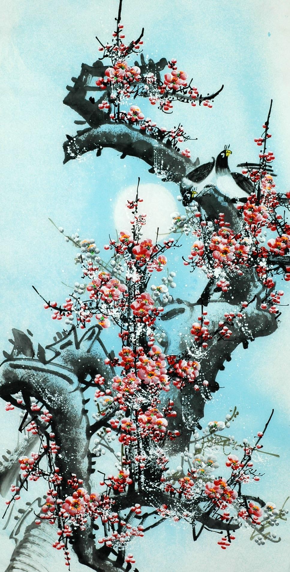 Chinese Plum Painting - CNAG007725