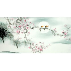 Chinese Lotus Painting - CNAG007730