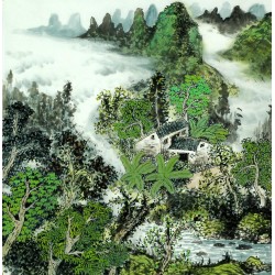 Chinese Landscape Painting - CNAG007743