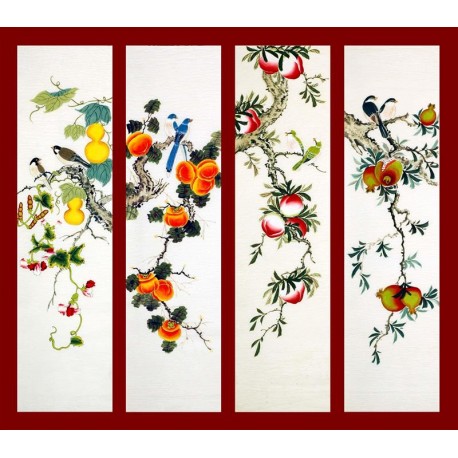 Chinese Flowers&Trees Painting - CNAG007744