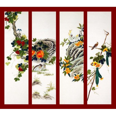 Chinese Flowers&Trees Painting - CNAG007745