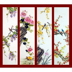 Chinese Flowers&Trees Painting - CNAG007746