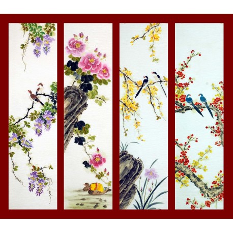Chinese Flowers&Trees Painting - CNAG007746