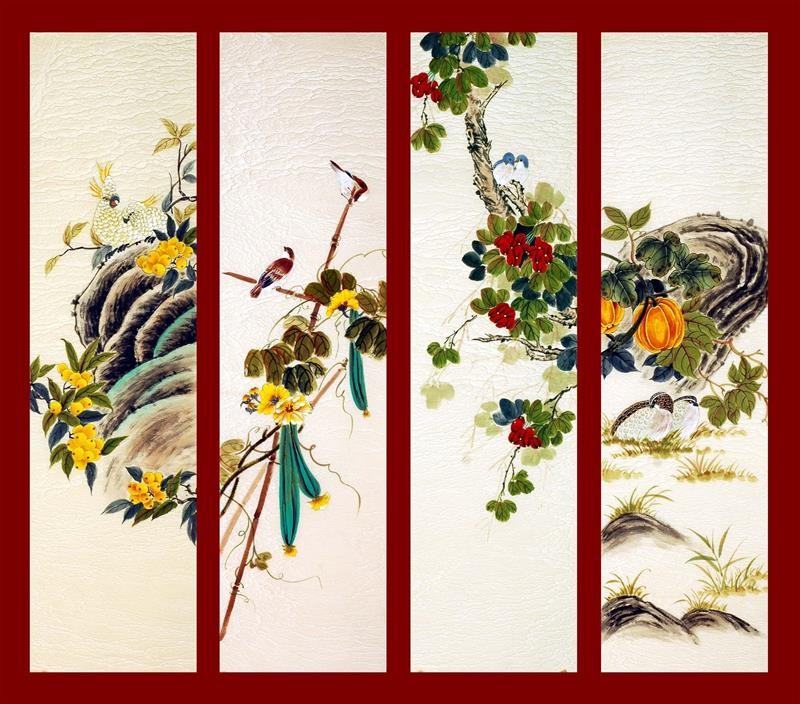 Chinese Flowers&Trees Painting - CNAG007747