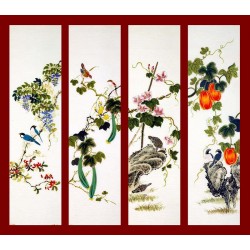 Chinese Flowers&Trees Painting - CNAG007748