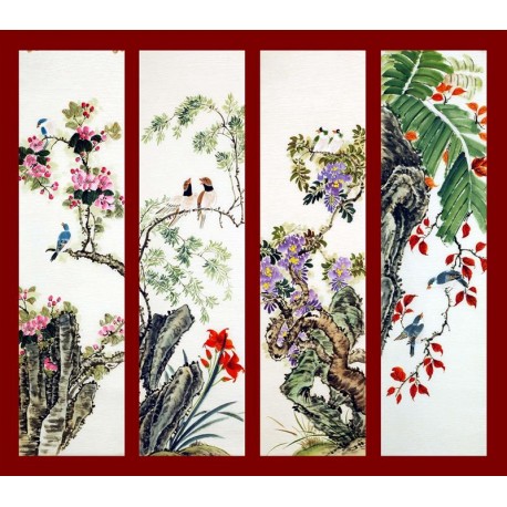 Chinese Flowers&Trees Painting - CNAG007750