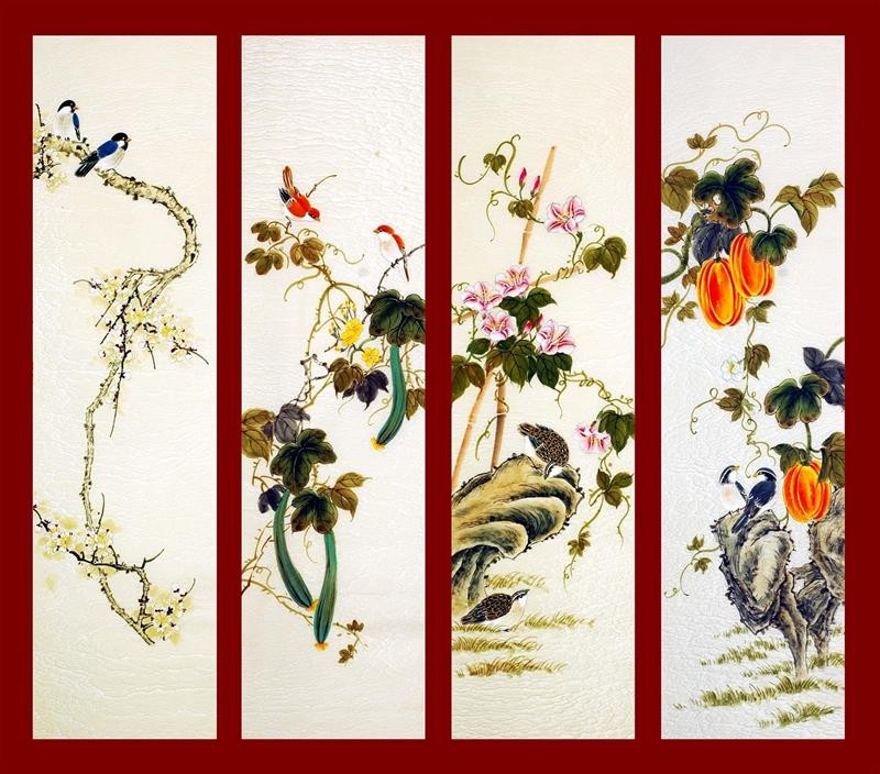 Chinese Flowers&Trees Painting - CNAG007752