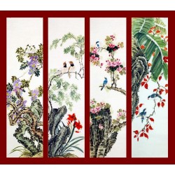 Chinese Flowers&Trees Painting - CNAG007753
