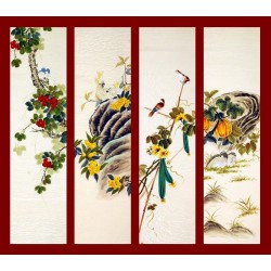 Chinese Flowers&Trees Painting - CNAG007754