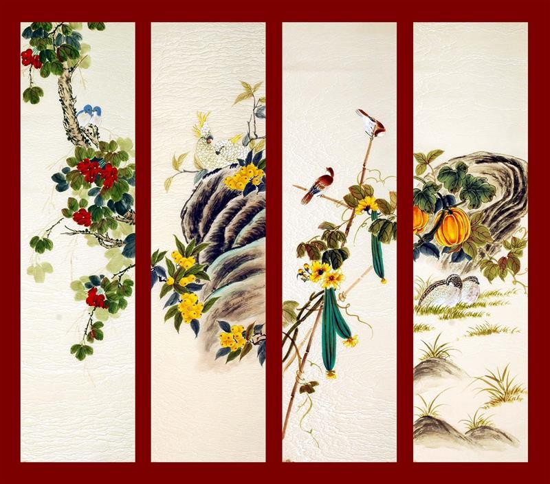 Chinese Flowers&Trees Painting - CNAG007754