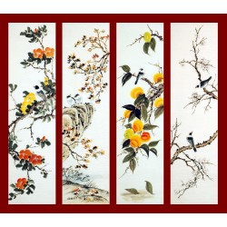 Chinese Flowers&Trees Painting - CNAG007755
