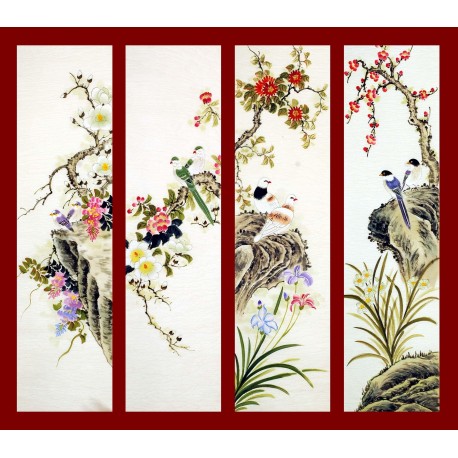 Chinese Flowers&Trees Painting - CNAG007757