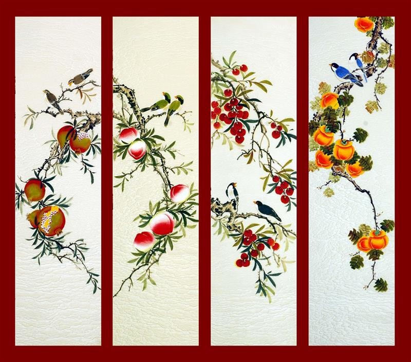 Chinese Flowers&Trees Painting - CNAG007759