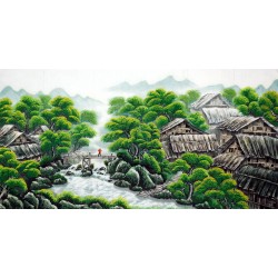 Chinese Landscape Painting - CNAG007760