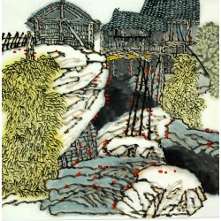 Chinese Landscape Painting - CNAG007761