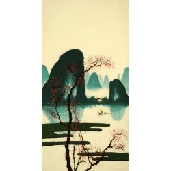 Chinese Landscape Painting - CNAG007766