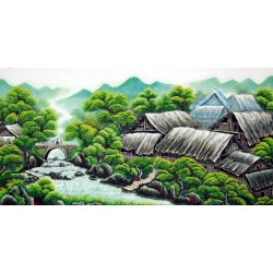 Chinese Landscape Painting - CNAG007767