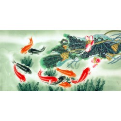 Chinese Fish Painting - CNAG007771