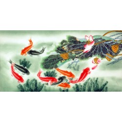 Chinese Fish Painting - CNAG007773