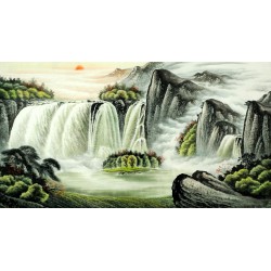 Chinese Landscape Painting - CNAG007777