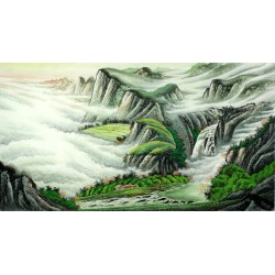 Chinese Landscape Painting - CNAG007778