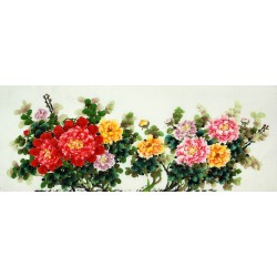 Chinese Peony Painting - CNAG007779