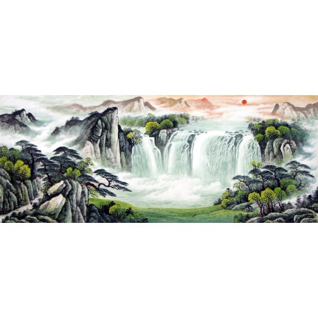 Chinese Landscape Painting - CNAG007782