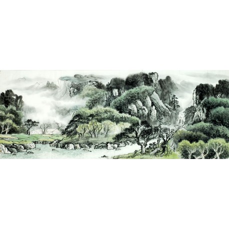Chinese Landscape Painting - CNAG007783