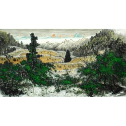 Chinese Landscape Painting - CNAG007784