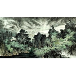 Chinese Landscape Painting - CNAG007785
