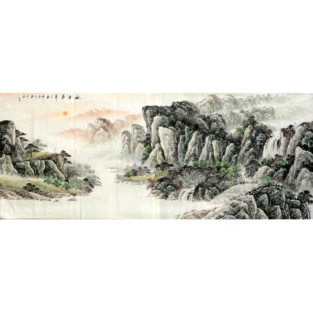 Chinese Landscape Painting - CNAG007787