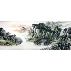 Chinese Landscape Painting - CNAG007788