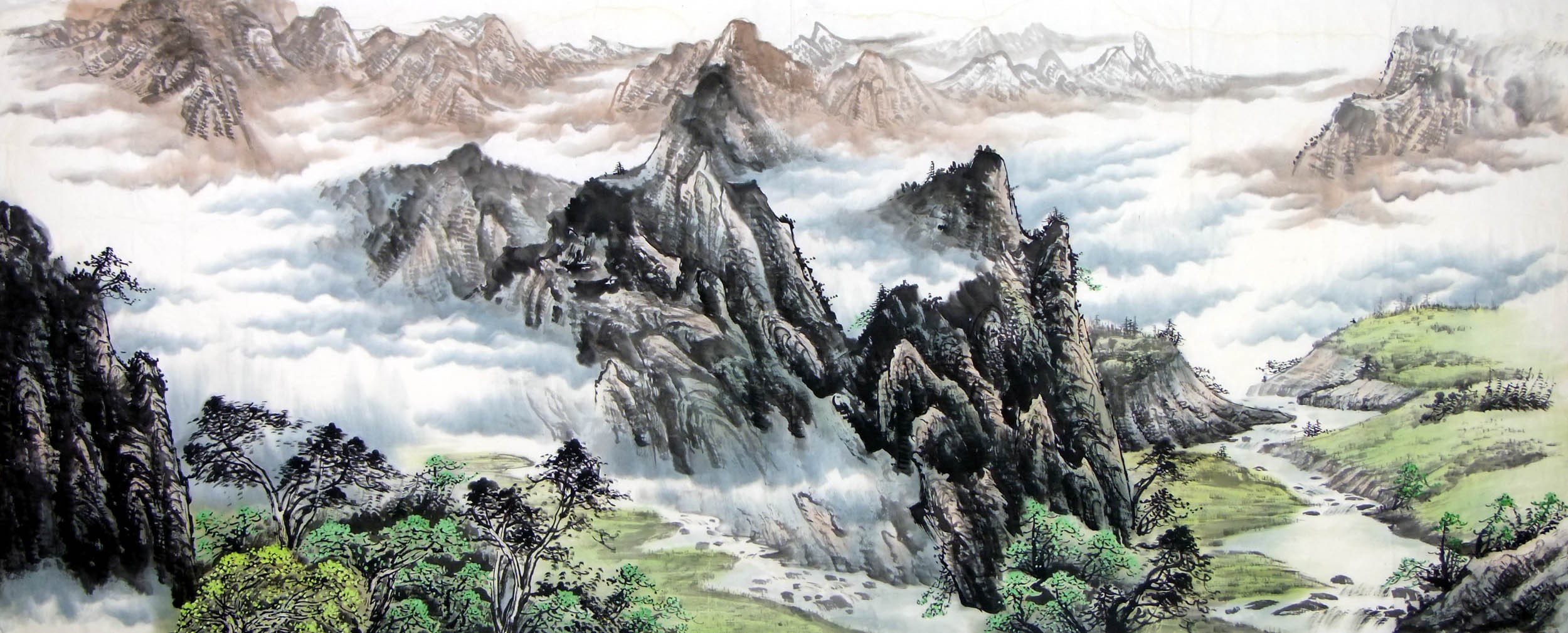 Chinese Landscape Painting - CNAG007789