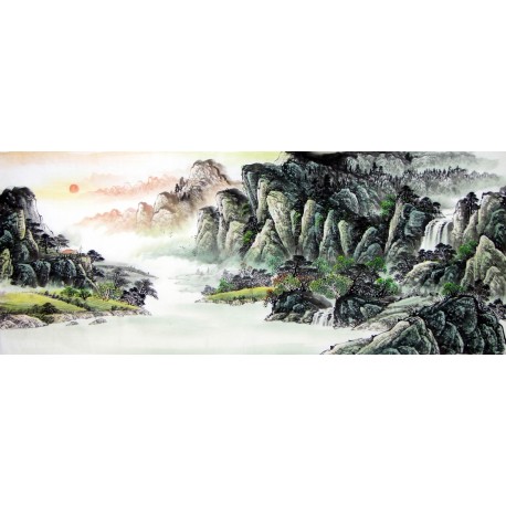 Chinese Landscape Painting - CNAG007790