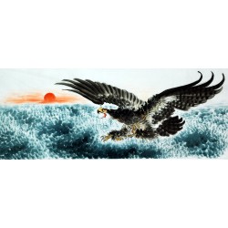 Chinese Eagle Painting - CNAG007798
