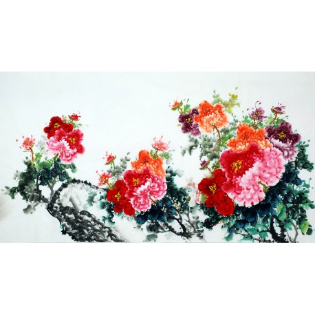 Chinese Peony Painting - CNAG007803