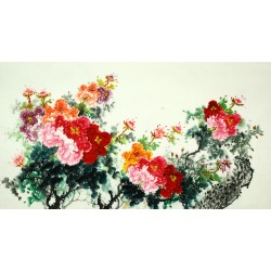 Chinese Peony Painting - CNAG007805
