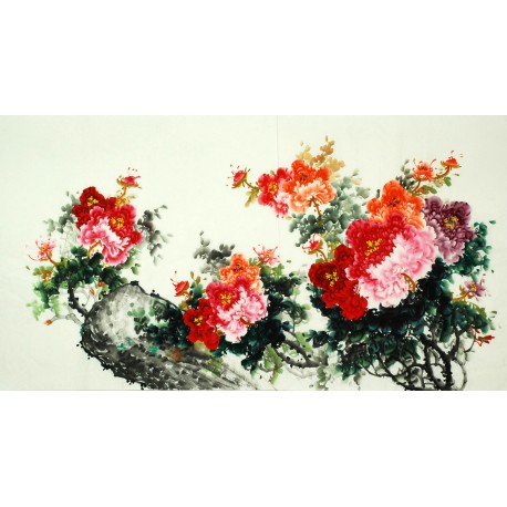 Chinese Peony Painting - CNAG007807
