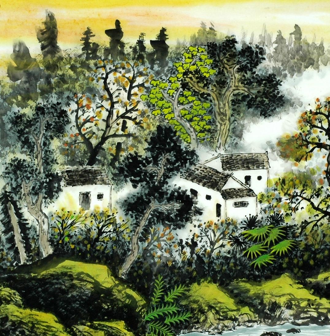 Chinese Landscape Painting - CNAG007810