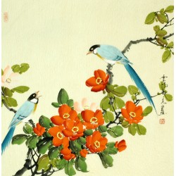 Chinese Flowers&Trees Painting - CNAG007812
