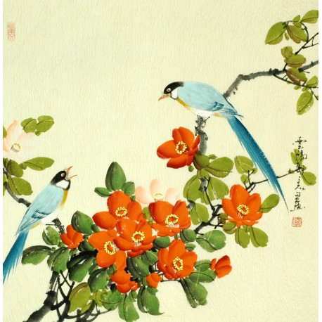 Chinese Flowers&Trees Painting - CNAG007812