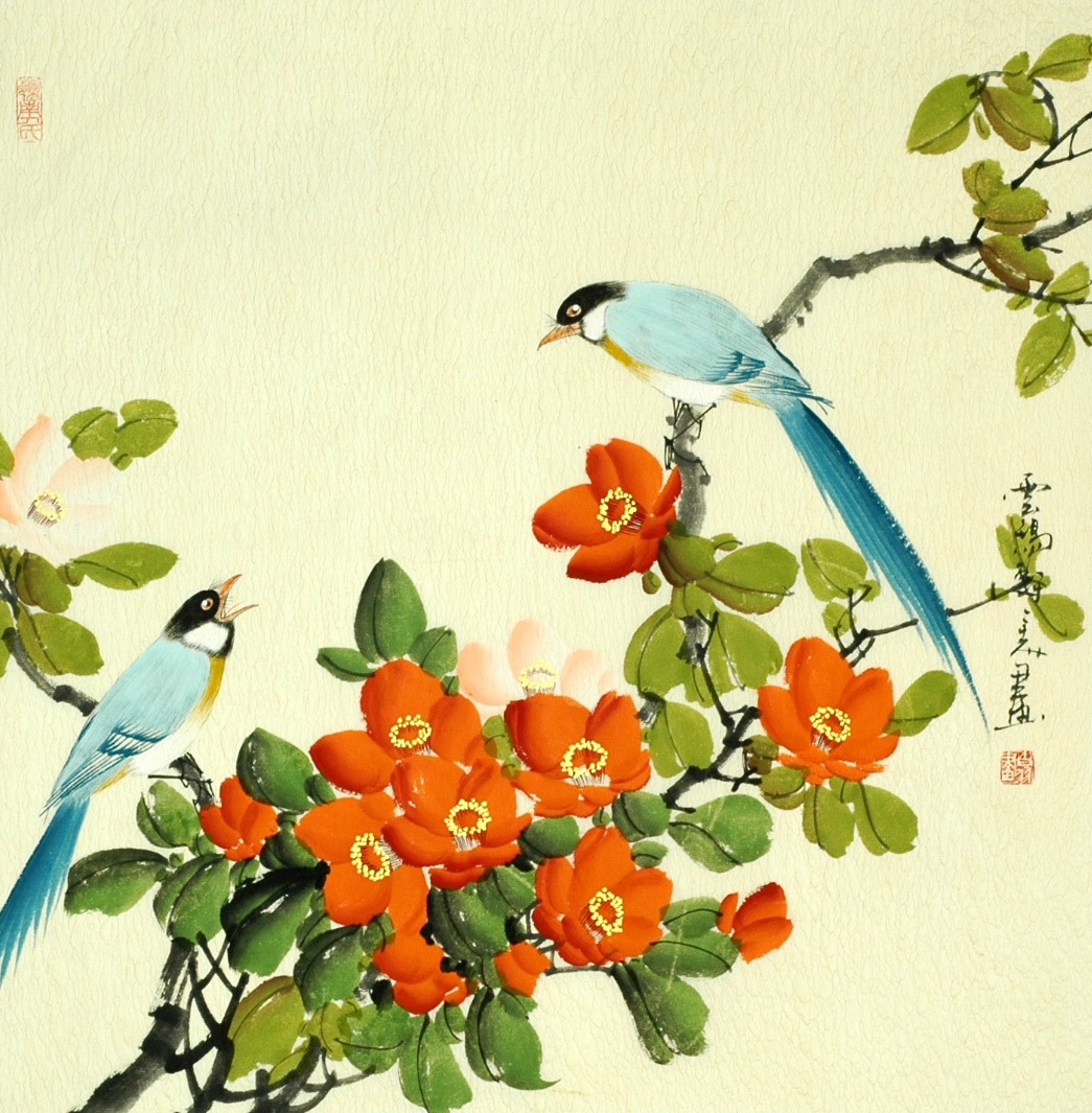Chinese Flowers&Trees Painting - CNAG007812