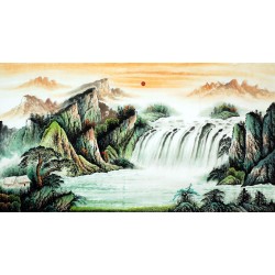 Chinese Landscape Painting - CNAG007813
