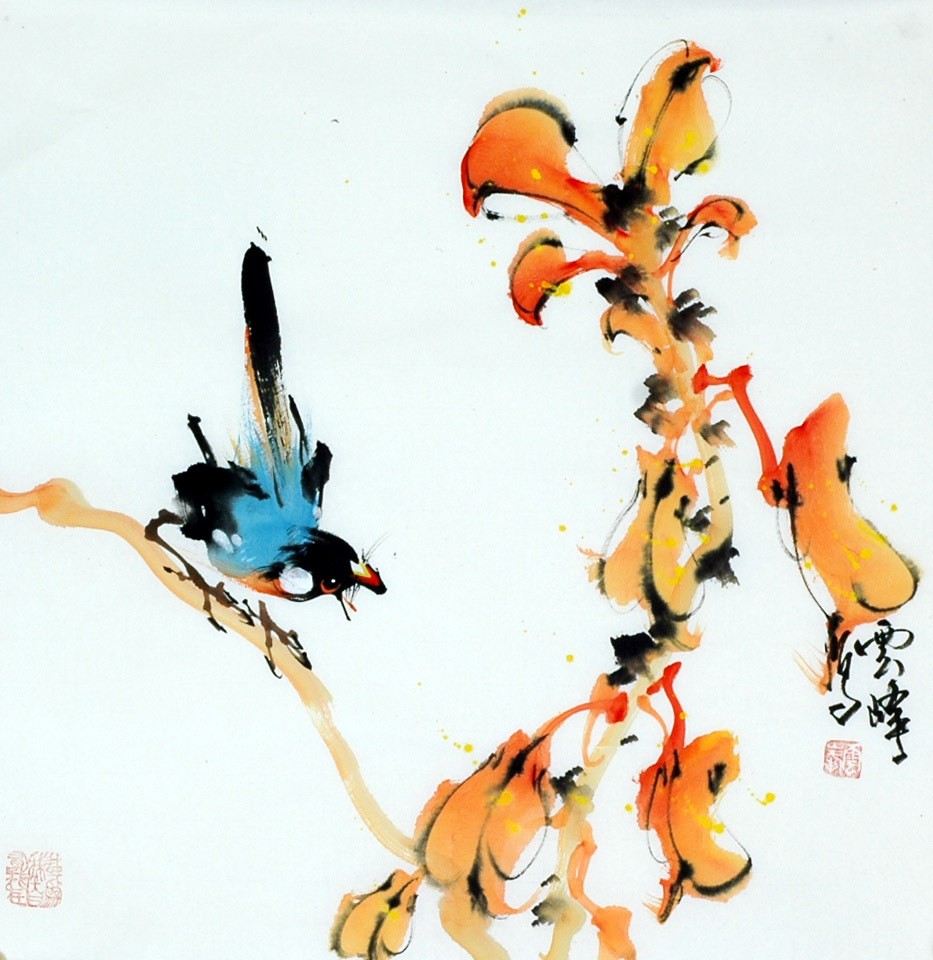 Chinese Flowers&Trees Painting - CNAG007816