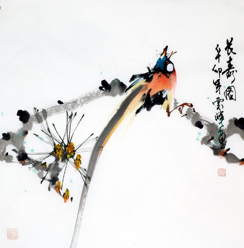 Chinese Flowers&Trees Painting - CNAG007817