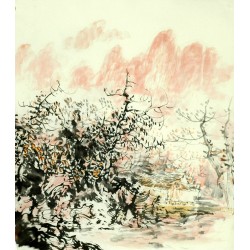 Chinese Landscape Painting - CNAG007848