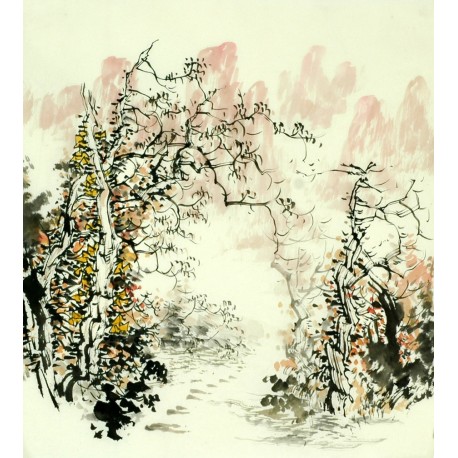 Chinese Landscape Painting - CNAG007852