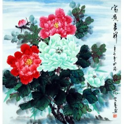 Chinese Peony Painting - CNAG007859