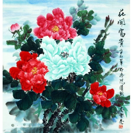 Chinese Peony Painting - CNAG007862