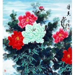 Chinese Peony Painting - CNAG007864